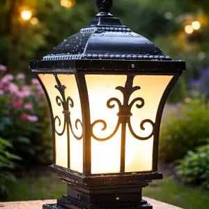 antique gate light