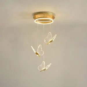 butterfly glow led ceiling light